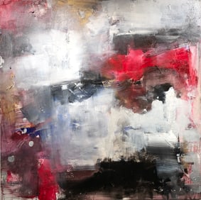 Jorn Fox Abstract Signed Original Acrylic