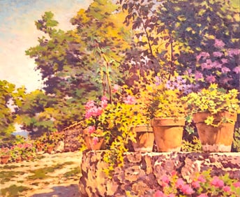 Paolo Bigazzi (Untitled - Landscape) Signed Original Oil