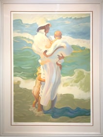 John Asaro "Warm Embrace" Serigraph (Rare) 63/125