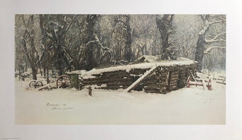James Bama "Old Sod House" Signed Litho LE
