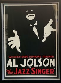 Unknown "The Jazz Singer" Hand Pulled Litho