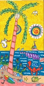 Kimm Byer "Ocean Fun!!! La Jolla" Signed Original