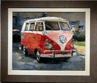 Jorn Fox Impressionist Signed Original Oil on Canvas