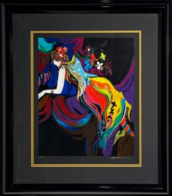 Isaac Maimon "L'Affectation" Signed Serigraph LE