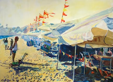 Michael L. Jacques (Untitled) Signed Original Acrylic (with a LE Book by Jacques)