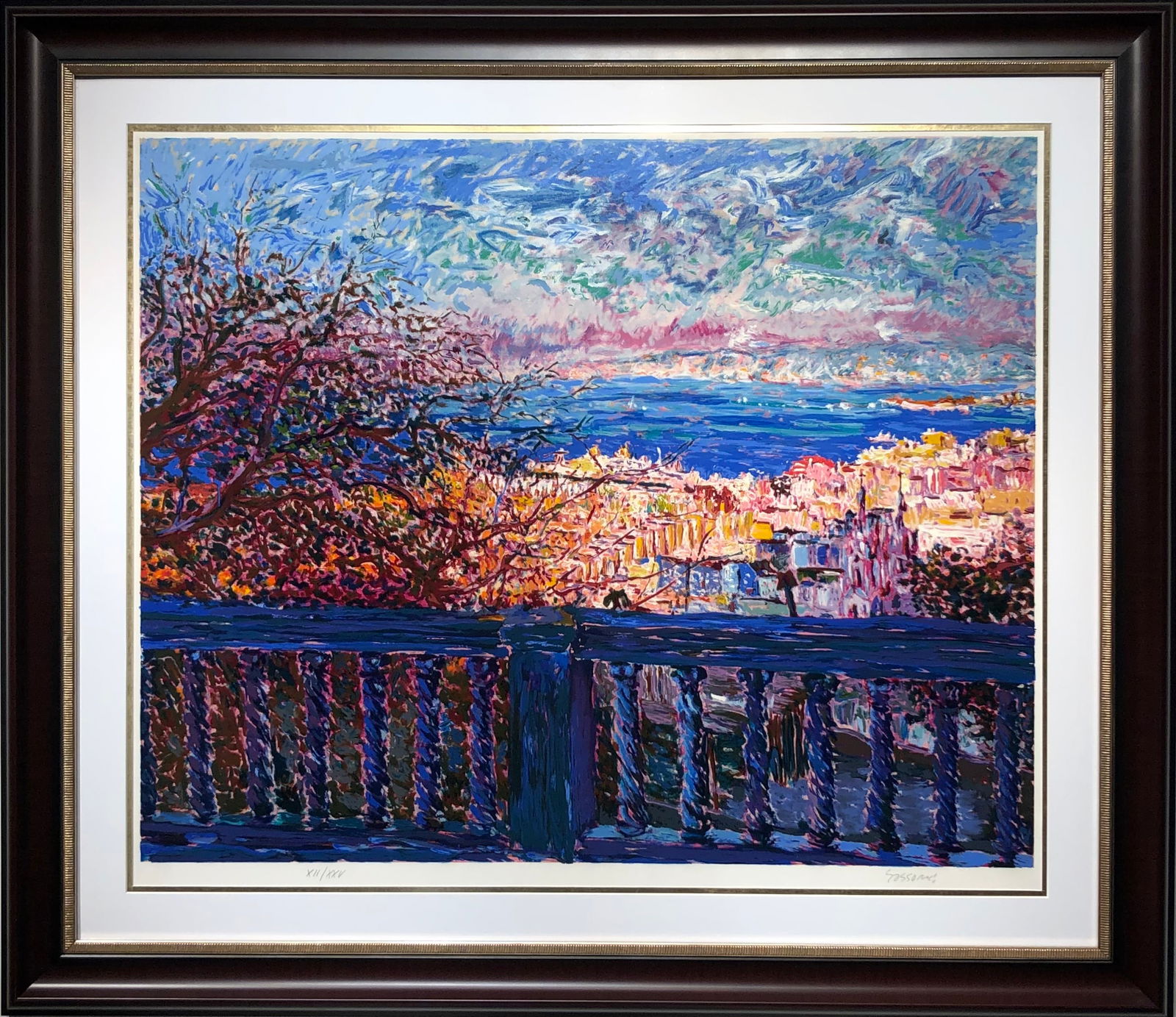 Marco Sassone "San Francisco Terrace" Signed Serigraph LE (1 of 5)