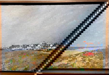 Larry Horowitz "Cape May" Signed Original Oil: Artist: Larry Horowitz Title: Cape May Medium: Oil on Canvas Art Dimensions: 36 H x 24 W x 2 D inches Framed Dimensions: 39 H x 27 W2 DInches ARTIST BIO:  Lar