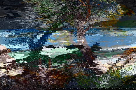 Paul Blaine Henrie "The Power Of The Ocean At Carmel Beach - Awesome!" Signed Original Acrylic: Artist: Paul Blaine Henrie Title: The Power Of The Ocean At Carmel Beach - Awesome! Medium: Acrylic on Canvas Art Dimensions: 24 H x 36 W x 1 D inches ARTIST BIO: Paul Blaine Henrie