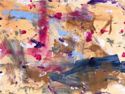 Jorn Fox Abstract Original Oil on Canvas Signed: Artist: Jorn Fox Title: Abstract Medium: Original Oil on Canvas Art Dimensions: 30 H x 40 W x 2 D inches ARTIST BIO:  Artist Statement "The feelings I had inside, when e