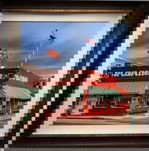 Breck Rothage (The Crab Cooker) Photo: Artist: Breck Rothage Title: The Crab Cooker Medium: Photograph Infused on Aluminum Art Dimensions: 30 H x 30 W x 2 D inches Framed Dimensions: 41 H x 41 W x 2 D inches