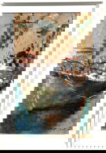 Jorn Fox (Fishing Boat - Avalon, CA) Signed Original Pastel - Impressionist: Artist: Jorn Fox Title: Untitled (Fishing Boat - Avalon) Medium: Pastel on Paper Art Dimensions: 19 H x 12 W x 2 D inches Framed Dimensions: 23 H x 16 W x 2 D inches ART