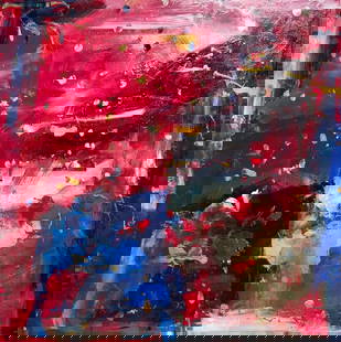 Jorn Fox (Abstract) Signed Original Acrylic: Artist: Jorn Fox Title: Untitled (Abstract) Medium: Acrylic on Canvas Art Dimensions: 40 H x 40 W x 2 D inches ARTIST BIO:  Artist Statement "The feelings I had inside,