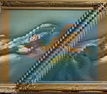 Paul Von Klieben (Untitled) Signed Original Oil w/Vintage Gold Frame Circa 30-40's: Artist: Paul Von Klieben Title: Untitled Medium: Oil on Canvas Art Dimensions: 20 H x 24 W x 3 D inches Framed Dimensions: 25 H x 29 W x 3 D inches ARTIST BIO:  <