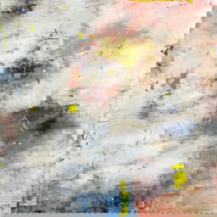 Jorn Fox Abstract Original Oil on Canvas Signed: Artist: Jorn Fox Title: Abstract Medium: Original Oil on Canvas Art Dimensions: 40 H x 40 W x 2 D inches ARTIST BIO:  Artist Statement "The feelings I had inside, when e