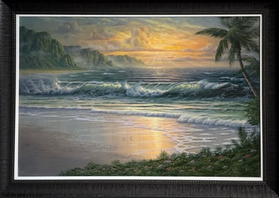 Maurice Meyer "Tropical Twilight" Signed Original Oil