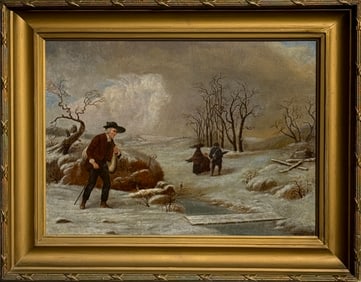 Unknown Artist (Untitled - Landscape) Signed Original Oil