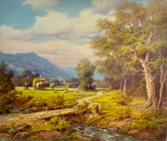 Anton Gutknecht (Landscape) Signed Original Acrylic