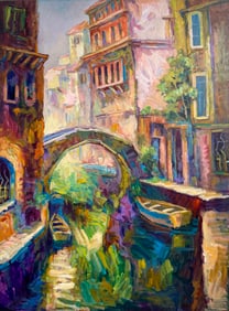 Manfred Kuhnert (Italy) Signed Original Oil
