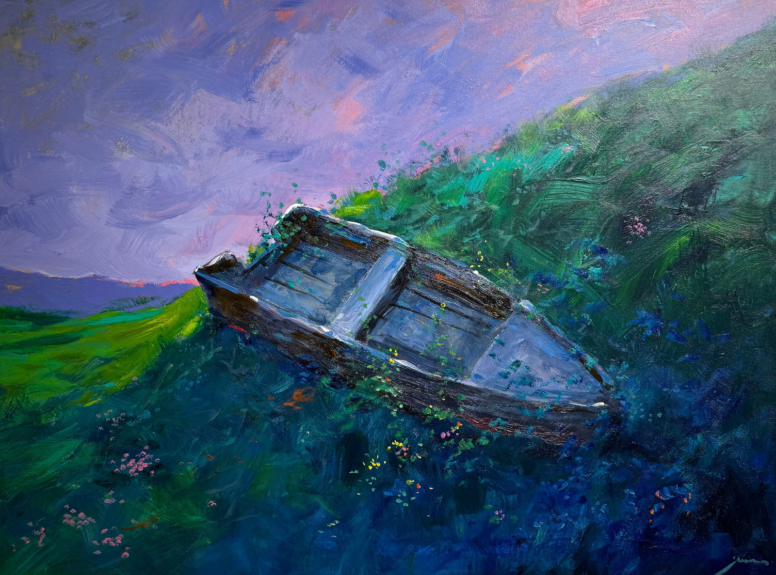 Michael Schofield (Impressionist - Landscape) Signed Original Acrylic: Artist: Michael Schofield Title: Michael Schofield (Impressionist - Landscape) Signed Original Acrylic Medium: Acrylic on Canvas Limited Edition: <