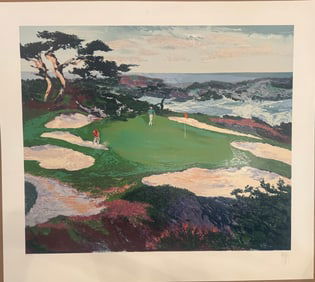 Mark King "Cypress Point" Signed Serigraph AP