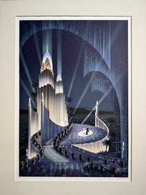 Robert Hoppe "Hollywood's 100th Anniversary" Signed Serigraph LE