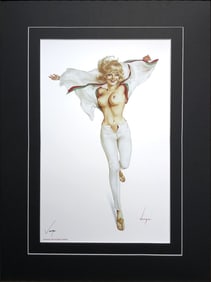 Alberto Vargas "Vargas Girl, Playboy Pin-Up August 1967" Hand-Signed Lithograph (1981)