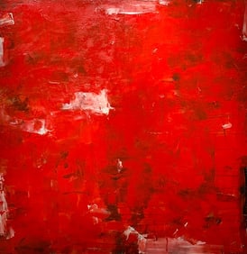 Jorn Fox Abstract Signed Original Oil and Acrylic