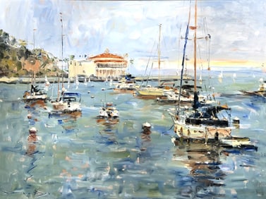 Jorn Fox (Catalina) Signed Original Oil