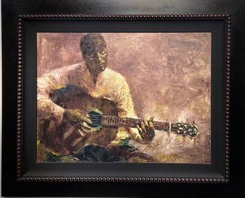 Jorn Fox "Guitar Player" Signed Original