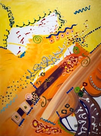 Kimm Byers "Balance + Release" Signed Original Acrylic - Abstract