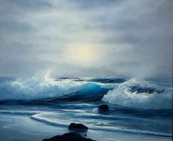 Raymond Page (Seascape) Signed Original Oil