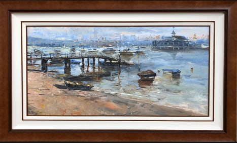 Jorn Fox Impressionist Signed Original Oil on Canvas