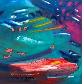 Kimm Byers "Quick Exit" Signed Original Acrylic