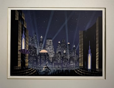 Robert Hoppe "Exhibition City For Conquest" Signed Serigraph LE