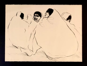 R.C. Gorman "Picuris" Signed Original Stone Litho LE (1974) - VERY RARE