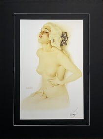 Alberto Vargas "Vargas Girl, Pin-up, 1928" Hand-Signed Lithograph (1981)