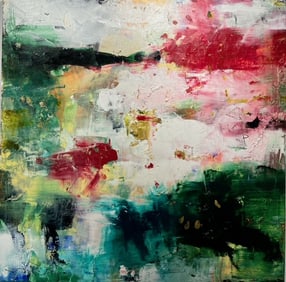 Jorn Fox Abstract Signed Original Oil and Acrylic