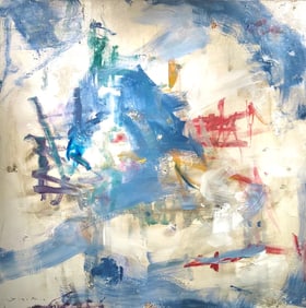 Jorn Fox Abstract Signed Original Acrylic