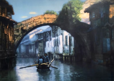 Chen Yifei "Zhouzhuang" Signed Lithograph AP
