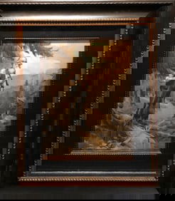 Winslow Homer, In the Style Of, Watercolor Framed