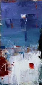 Jorn Fox Abstract Signed Original Oil and Acrylic