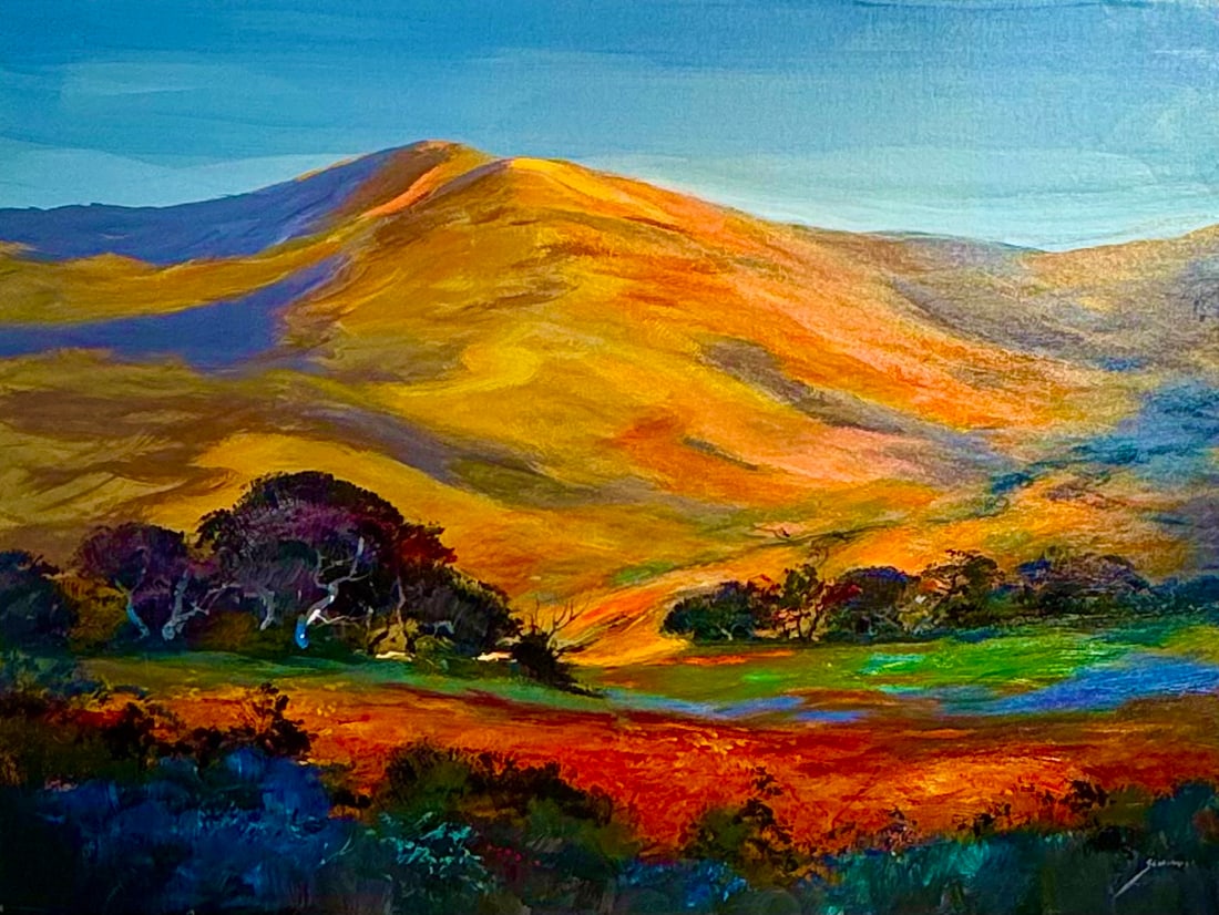 Michael Schofield (Impressionist - Landscape) Signed Original Acrylic: Artist: Michael Schofield Title: Michael Schofield (Impressionist - Landscape) Signed Original Acrylic Medium: Acrylic on Canvas Limited Edition: Art Dimensions: 40 x 30 x 1 inch ARTIST BI