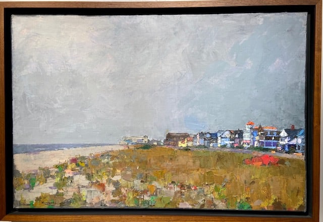 Larry Horowitz "Cape May" Signed Original Oil: "Larry Horowitz is an American landscape painter born in 1956 in New York City. He graduated from SUNY Purchase and immediately won the prestigious and coveted position as apprentice to Wolf Kahn. Hor