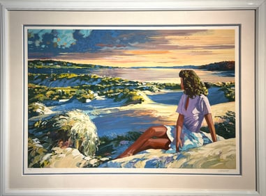 Howard Behrens "Summer Sunset" Signed Serigraph LE