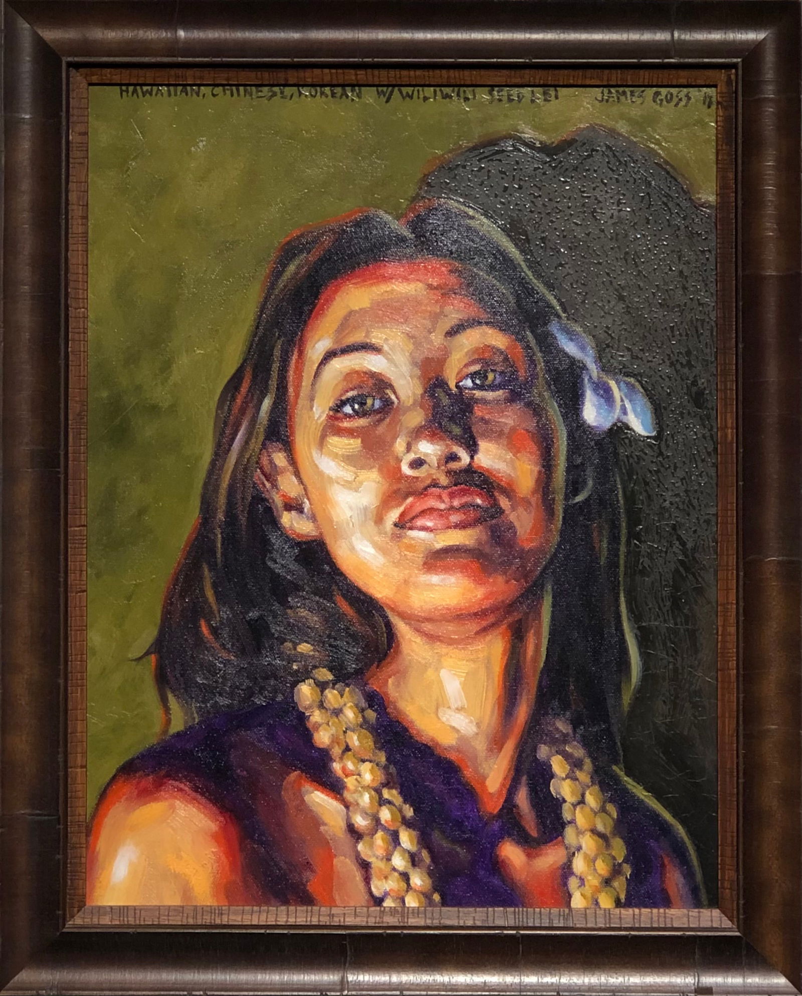 James Goss (Hawaiian) Signed Original Oil (1 of 7)