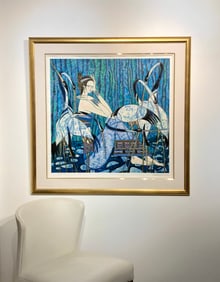 Ting Shao Kuang "Emerald Valley" Signed Serigraph