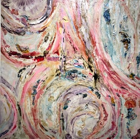 Barbara Owens "I Want Candy" Signed Original Mixed Media