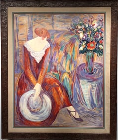 Barbara Wood "Taffeta and Lace" Signed Serigraph AP