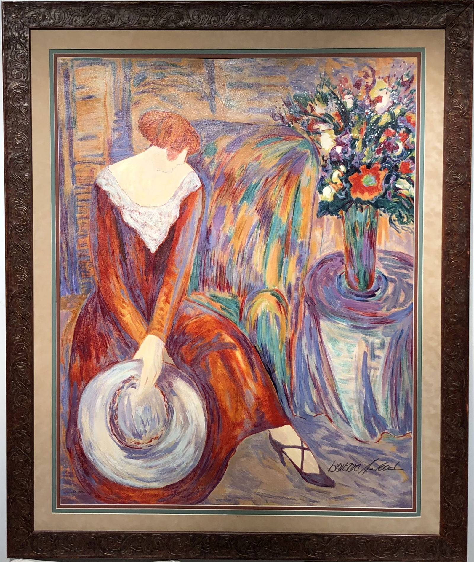 Barbara Wood "Taffeta and Lace" Signed Serigraph AP (1 of 6)