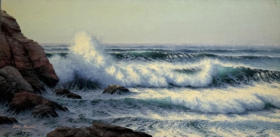 Dave Dalton "Morning Fog Burning Off" Signed Original Oil